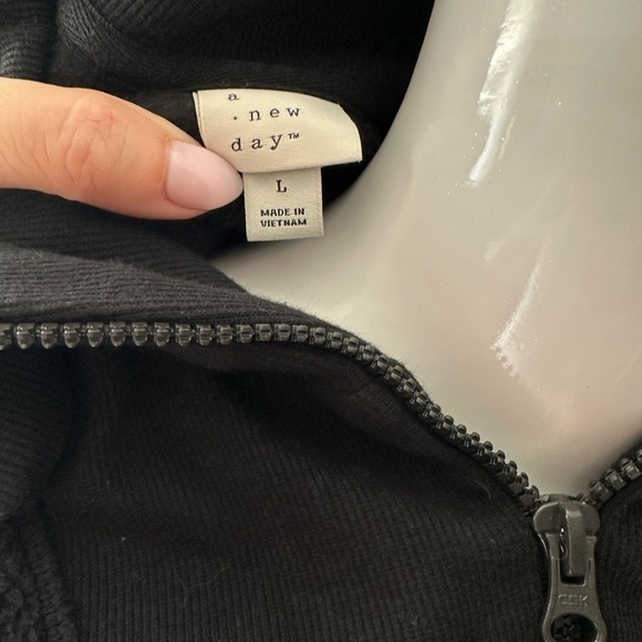 a new day Black Zip-Up Fleece Jacket - Picture 5 of 5